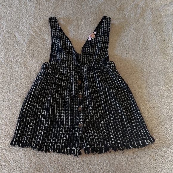 frille rose Dresses & Skirts - Frille Rose Black and White Buttoned Dress Large